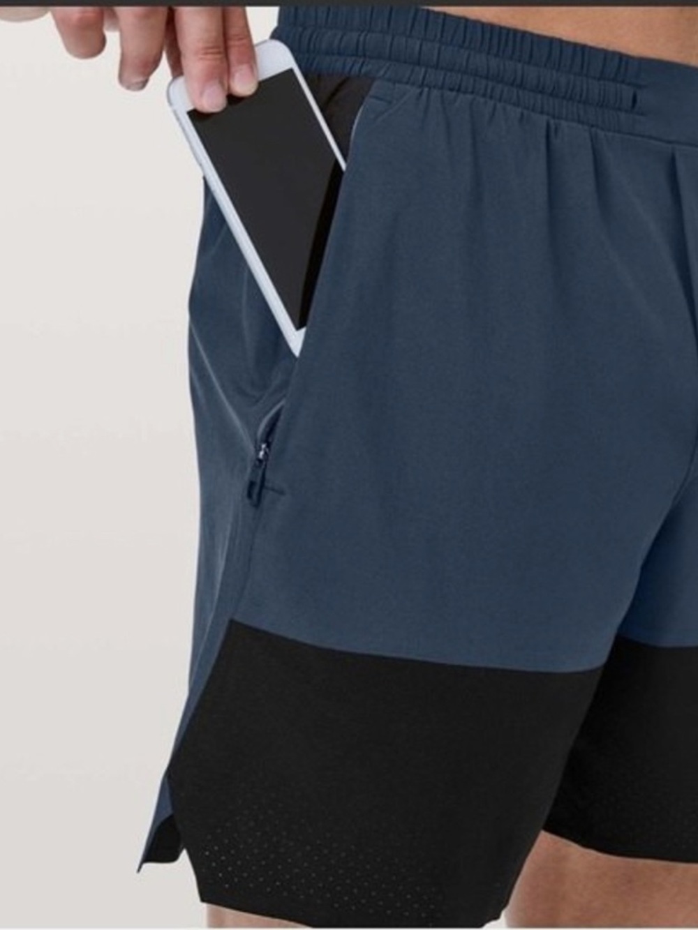 Lululemon Switch Up 7” Shorts Navy/Black XXL Athletic Gym